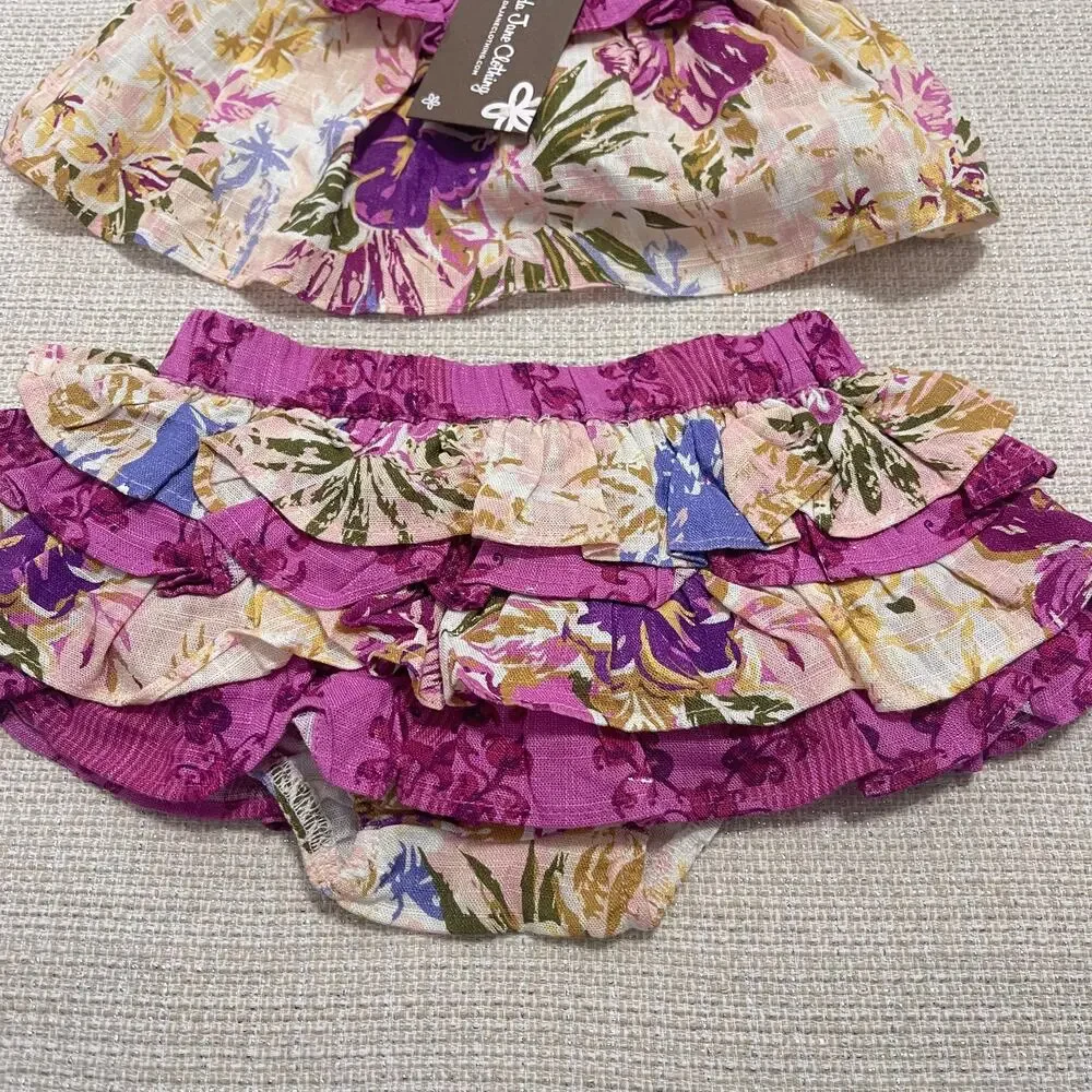 Matilda Jane Floral‎ 2 Piece Set Outfit NWT 6-12 Months